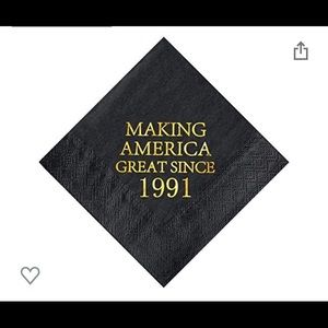 1991 31st birthday napkins party decorations sealed!